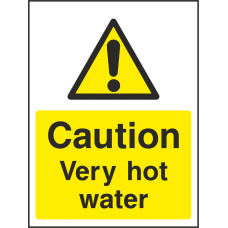 Caution Very Hot Water